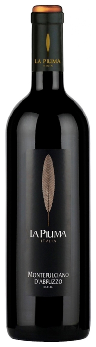 Вино ЛА ПЬЮМА Монтепульчано д`Абруццо красное п/сух 13% ст/б 0.75л