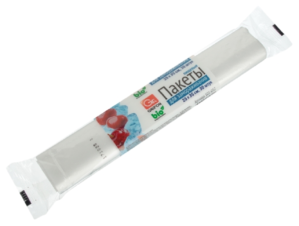 Пакеты для замораживания ГРИФОН с перфорацией 3л 30шт