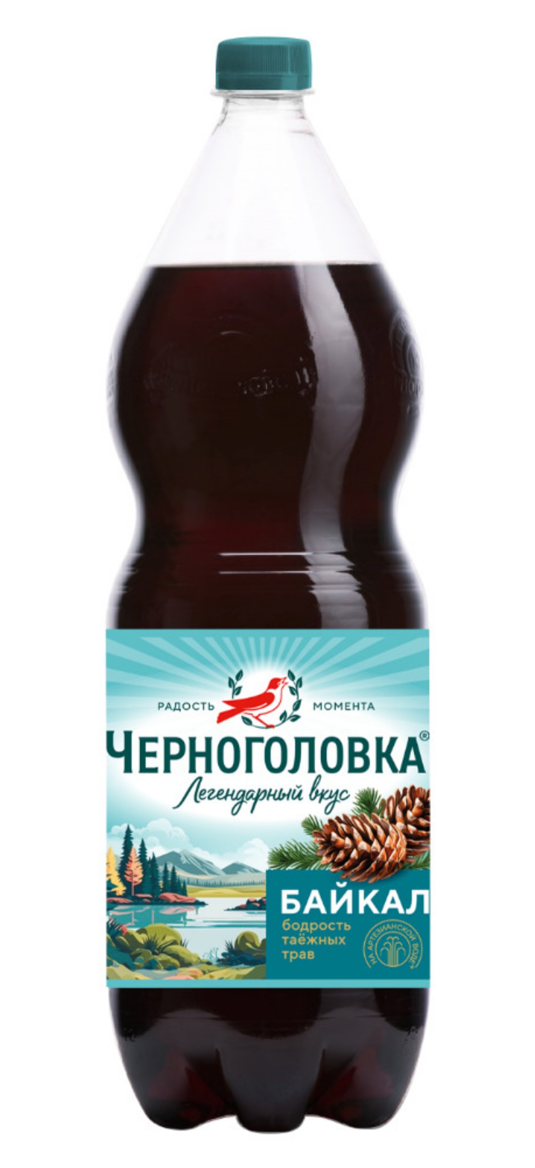 Газ.напиток ЧЕРНОГОЛОВКА Байкал пэт 2л