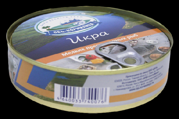 Икра ОБЬ-КОРМИЛИЦА мелких пресноводных рыб ж/б 170г