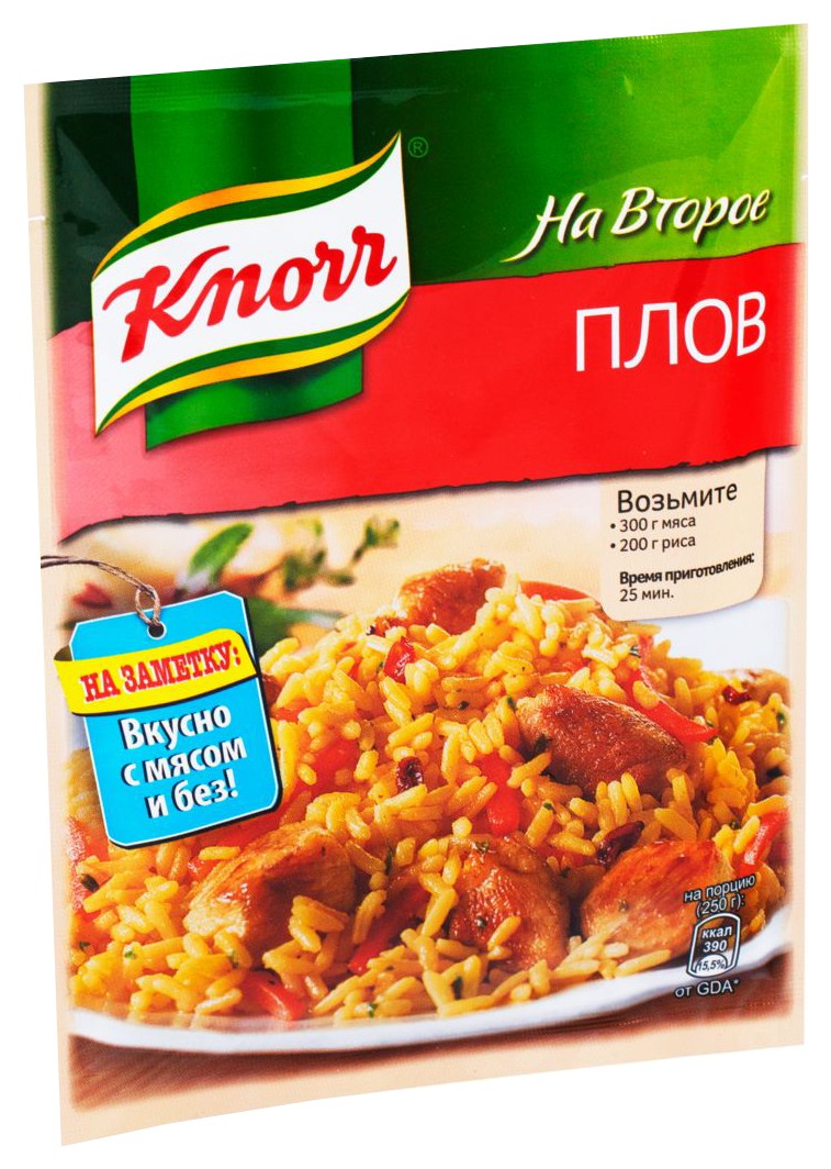 Смесь КНОРР На второе для плова м/у 27г