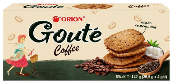 Крекеры ОРИОН Гуте кофе 72г