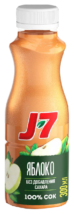 Сок ДЖЕЙ-7 яблоко осветленное 0.3л