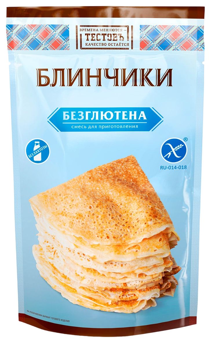 Смесь ТЕСТОВЪ Блинчики без глютена 250г