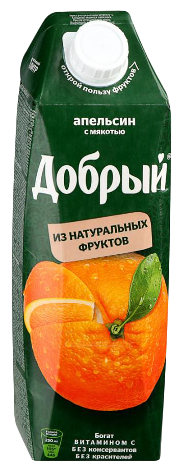 Нектар ДОБРЫЙ апельсин 1л
