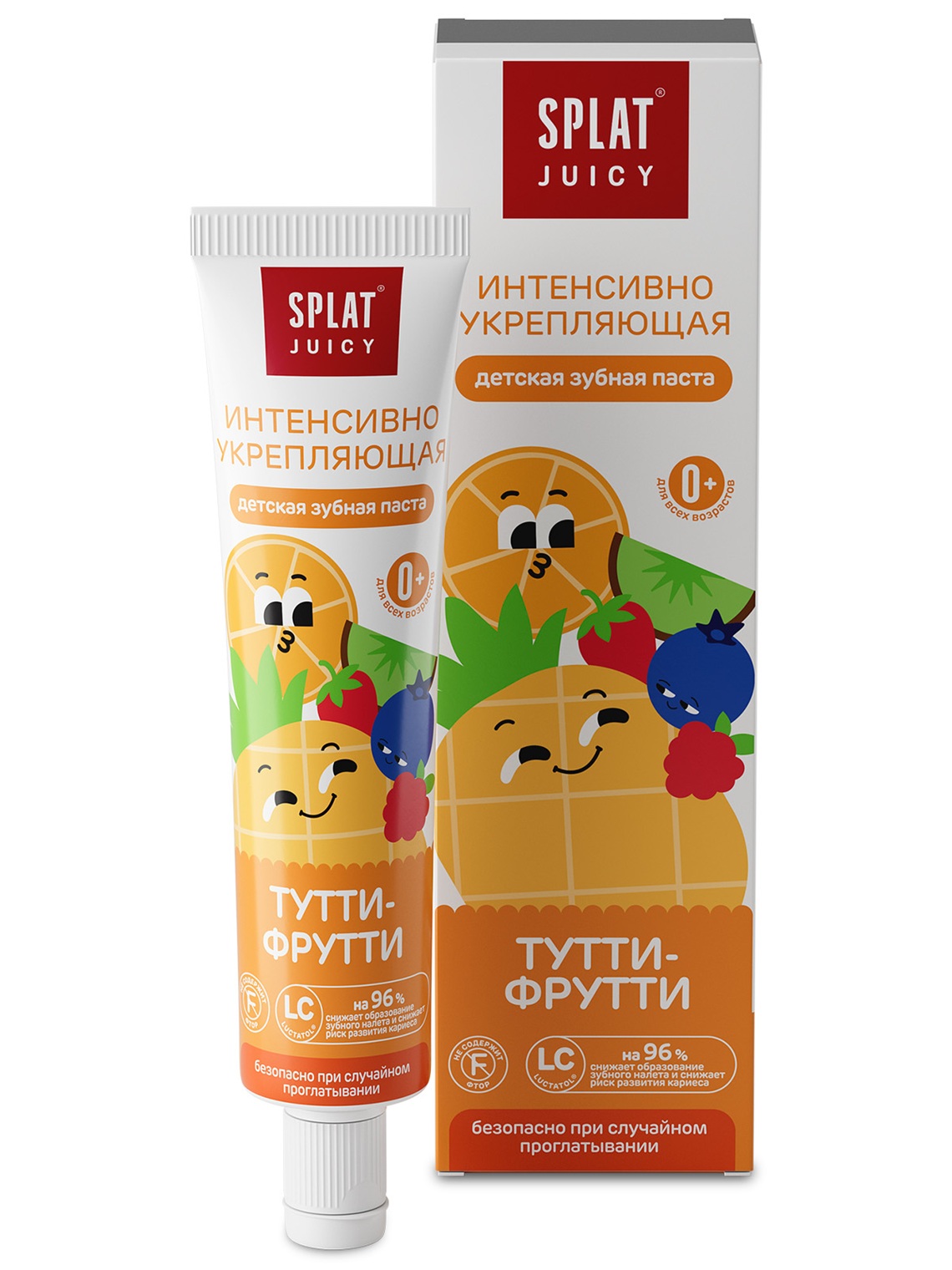 Зубная паста детская СПЛАТ Джуси Тутти-Фрутти 35г