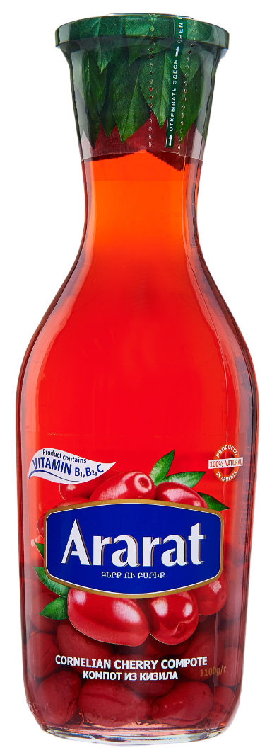 Компот АРАРАТ Из кизила ст/б 1100г