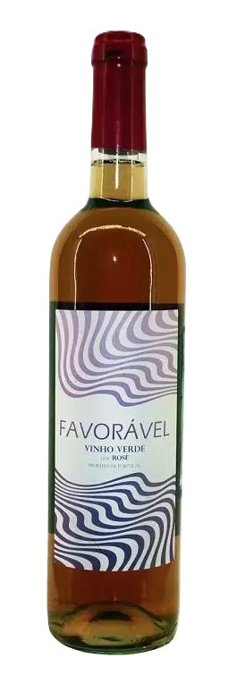 Вино ФАВОРАВЭЛ Винью Верде розовое сух 9.5% ст/б 0.75л