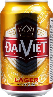 Пиво ДАЙВЬЕТ Лагер светлое фильтрованное пастер 4.7% ж/б 0.33л