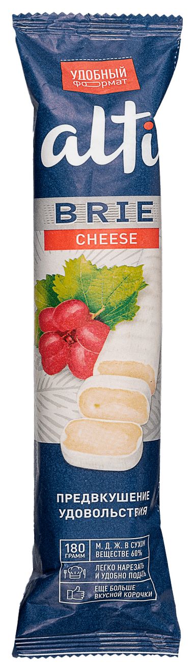 Сыр АЛТИ Бри Чиз снэк с белой плесенью бзмж 60% 180г