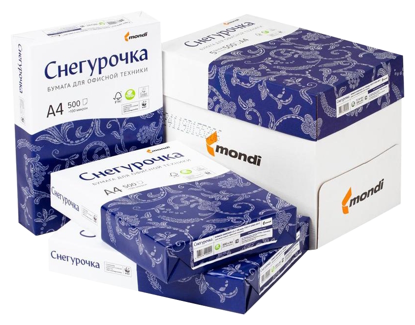 Бумага СНЕГУРОЧКА А4 500л