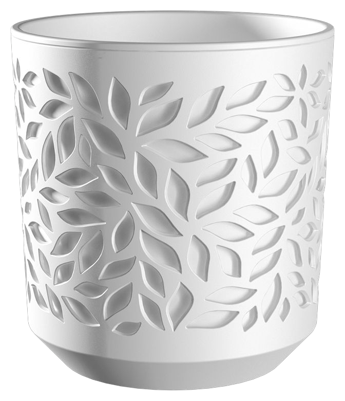 Кашпо ВМС Ливс белый 2.5л арт.КШ9569