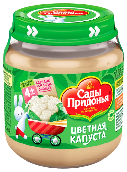 Пюре САДЫ ПРИДОНЬЯ цветная капуста ст/б 120г
