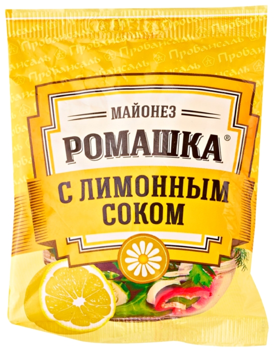 Майонез ПРОВАНСАЛЬ Ромашка с лимонным соком 52% м/у 220г