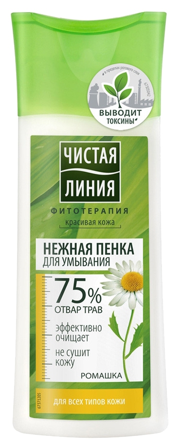 Пенка для умывания ЧИСТАЯ ЛИНИЯ для любой кожи 100мл