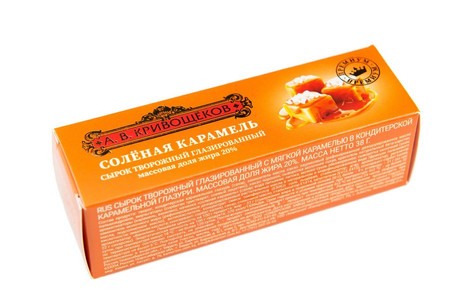 Сырок глазированный ТЗ КРИВОЩЕКОВ с мягкой карамелью бзмж 20% 38г