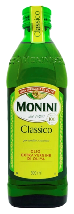 Масло оливковое МОНИНИ экстра вирджин ст/б 500мл