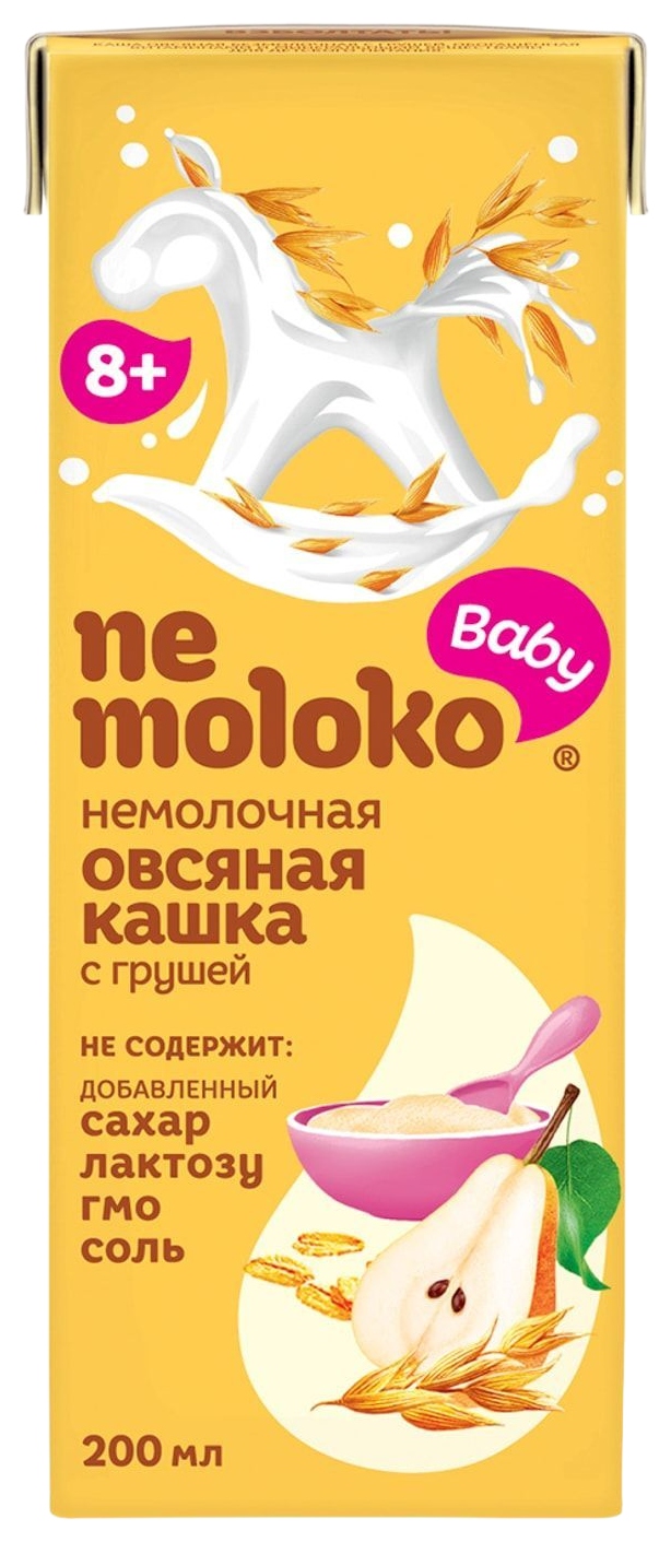 Каша овсяная НЕМОЛОКО с грушей т/пак 0.2л