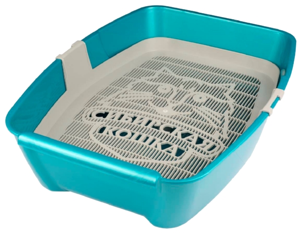 Туалет для кошек СИБИРСКАЯ КОШКА Евро глубокий с сеткой