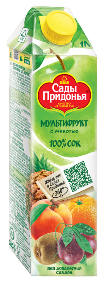 Сок САДЫ ПРИДОНЬЯ мультифрукт 1л