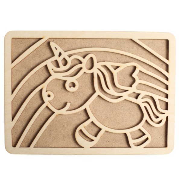 Раскраска пластилином АПИЛКА Единорог арт.2