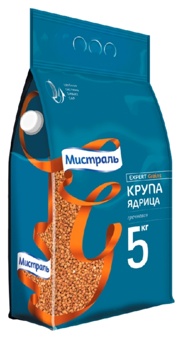 Гречневая крупа МИСТРАЛЬ ядрица м/у 5кг