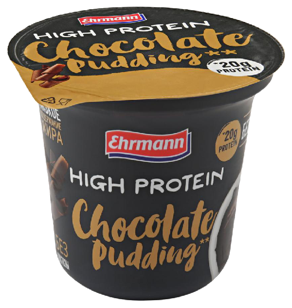 Пудинг ЭРМАНН Хай протеин шоколад бзмж 1.5% 200г