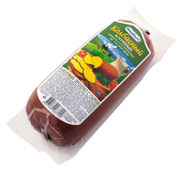 Плавленый продукт с сыром ПЛАВЫЧ копченый сзмж 40%