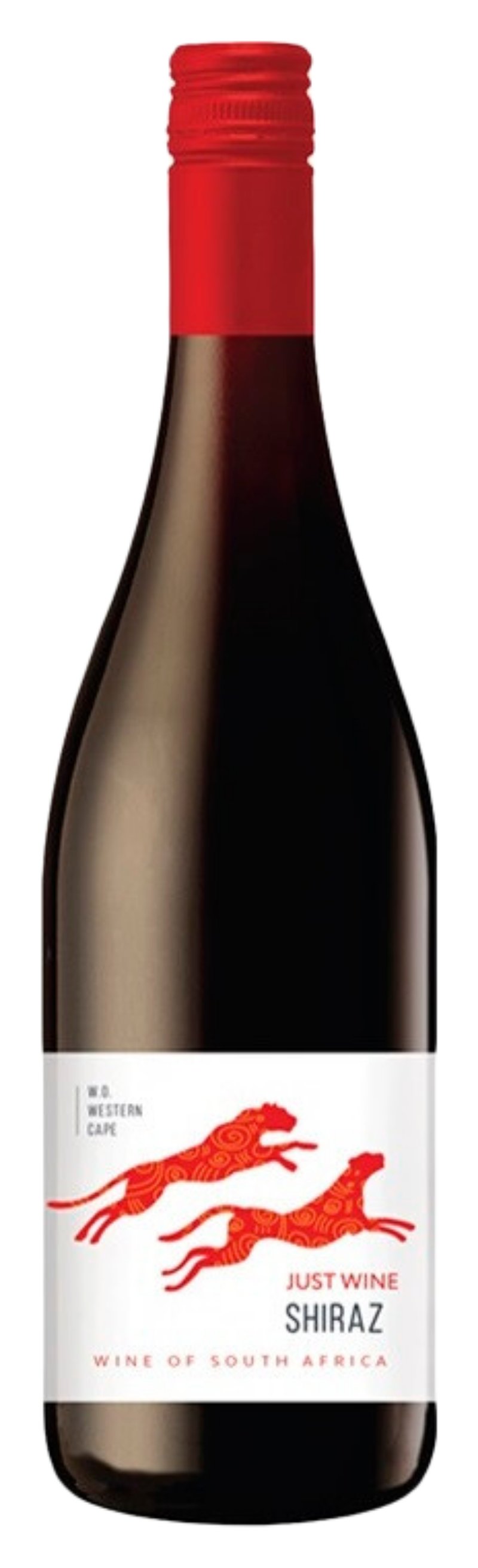 Вино ДЖАСТ ВАЙН Шираз красное сух 12.5% 0.75л