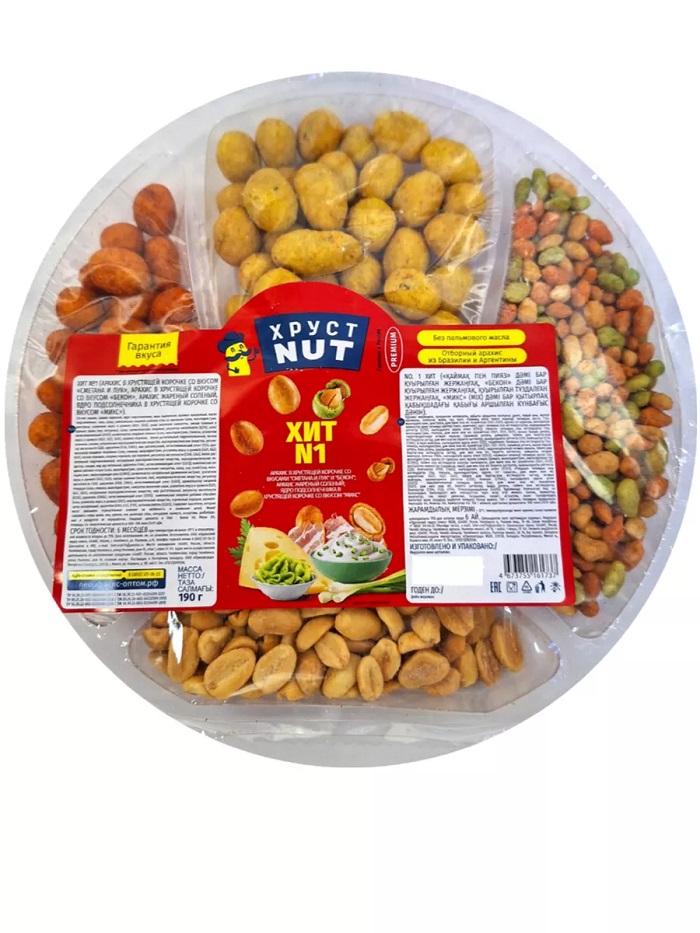Смесь снеков ХРУСТ НАТ Хит №1 190г