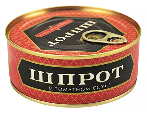 Шпроты ЗА РОДИНУ в т/с ж/б 240г