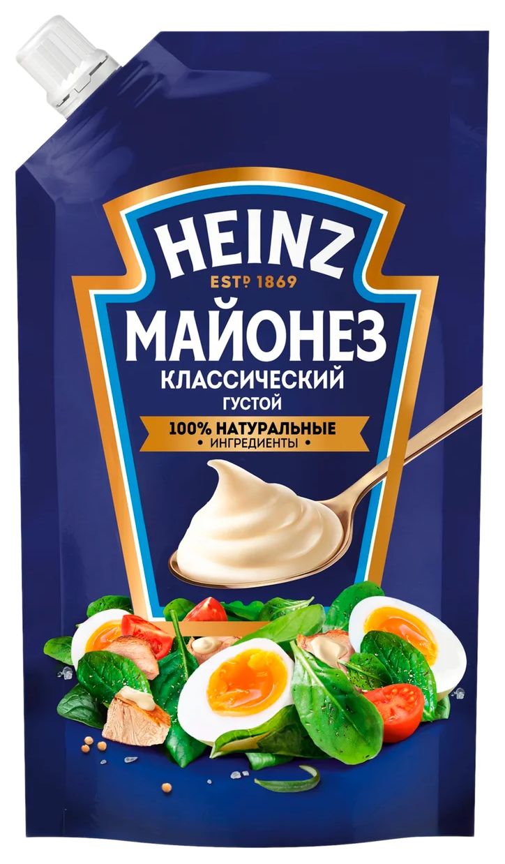 Майонез ХАЙНЦ Классический 67% д/пак 500г