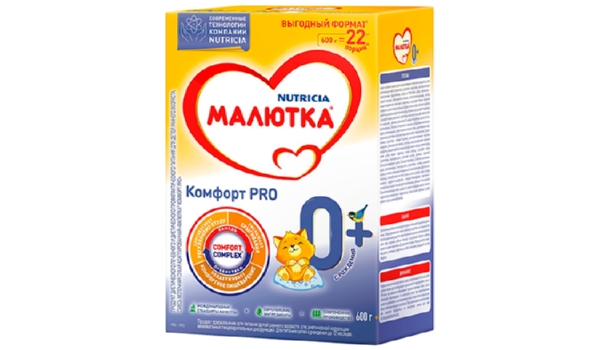 Смесь МАЛЮТКА Комфорт бзмж м/у 600г