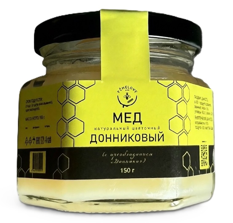 Мед ПЧЕЛОВ Донниковый натуральный ст/б 150г