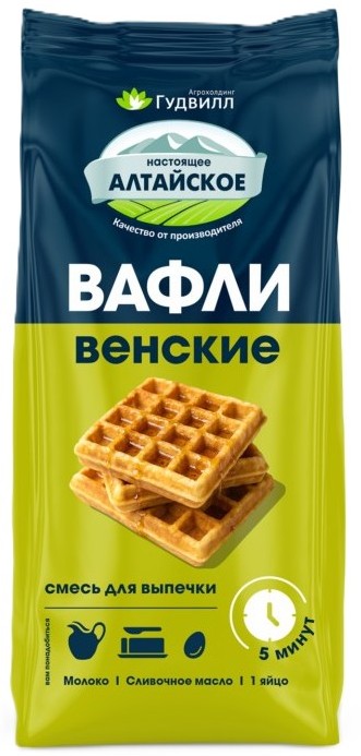 Смесь для выпечки ГУДВИЛЛ Вафли венские м/у 300г