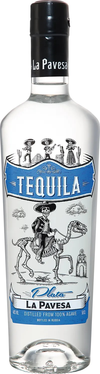 Напиток спиртной ЛА ПОВЕСА Текила Плата 40% ст/б 0.5л