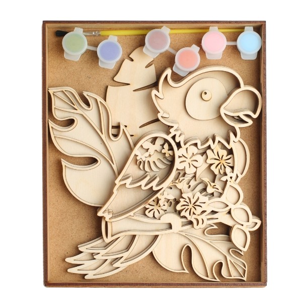 Набор для творчества АПИЛКА Попугай арт.НДТ41