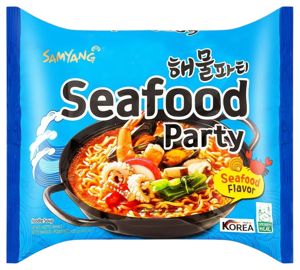 Лапша б/п САМЯНГ со вкусом морепродуктов 125г