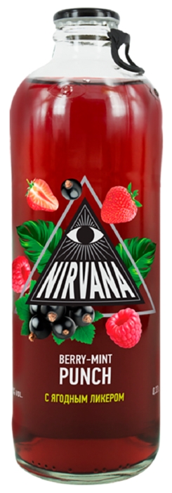 Напиток слабоалкогольный НИРВАНА Панч ягодно мятный 4.5% ст/б 0.33л