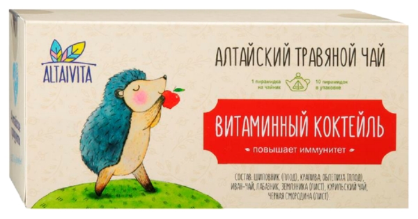 Чай АЛТАЙВИТА Витаминный коктейль травяной 10пак