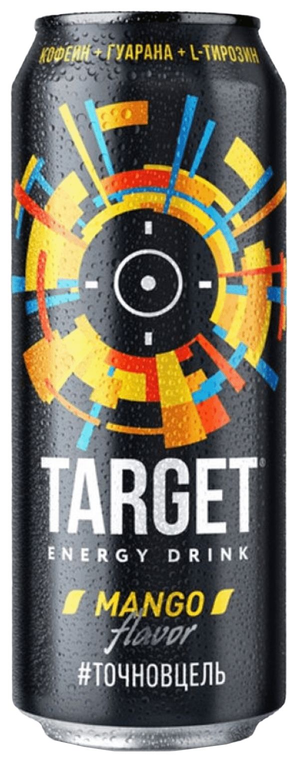 Энергетический напиток ТАРГЕТ манго ж/б 0.45л