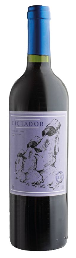 Вино ДИКТАДОР Мерло красное сух 12.5% ст/б 0.75л