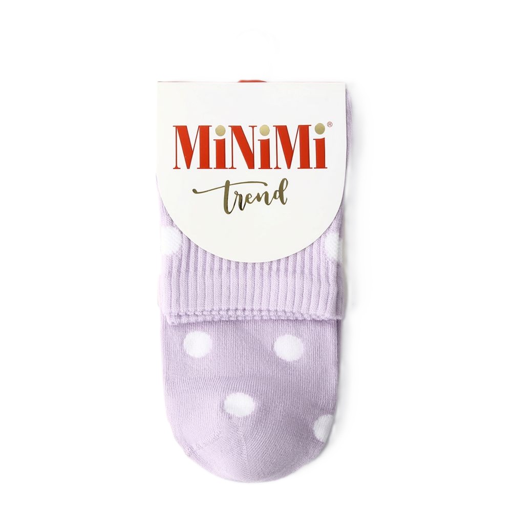 Носки женские МИНИМИ Тренд укороченные лиловые р.35-38