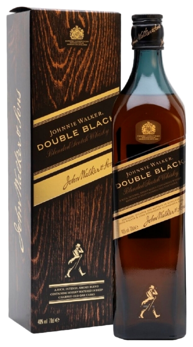 Виски ДЖОННИ УОКЕР Дабл Блэк 40% ПК 0.7л