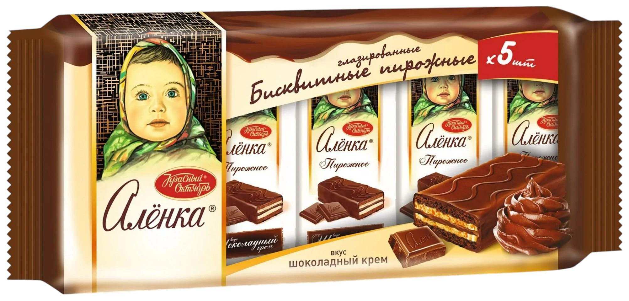 Пирожное АЛЕНКА Шоколадный крем 200г