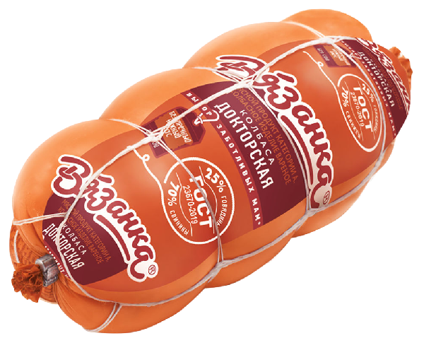 Колбаса ВЯЗАНКА Докторская ГОСТ 400г