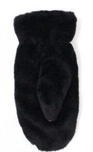 Варежки женские ХОББИ ЛАЙН черные р.7-8 арт.ВЖ 627