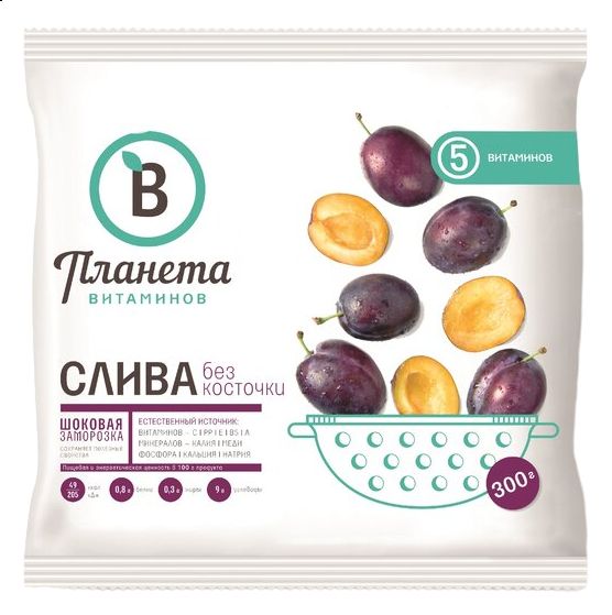 Слива ПЛАНЕТА ВИТАМИНОВ с/м 300г