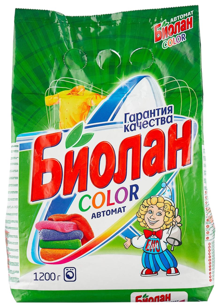 Стиральный порошок БИОЛАН Колор автомат 1200г