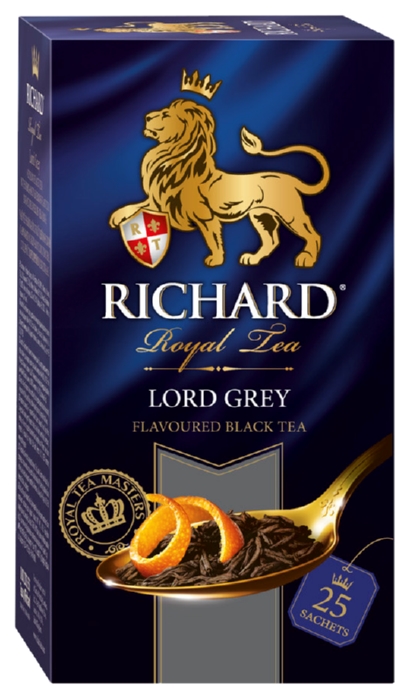 Чай РИЧАРД Роял Лорд Грей черный 25пак